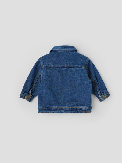 Popees Classic Blue Jean Jacket with Contrast Stitching (1-4 Years)for Baby Boys