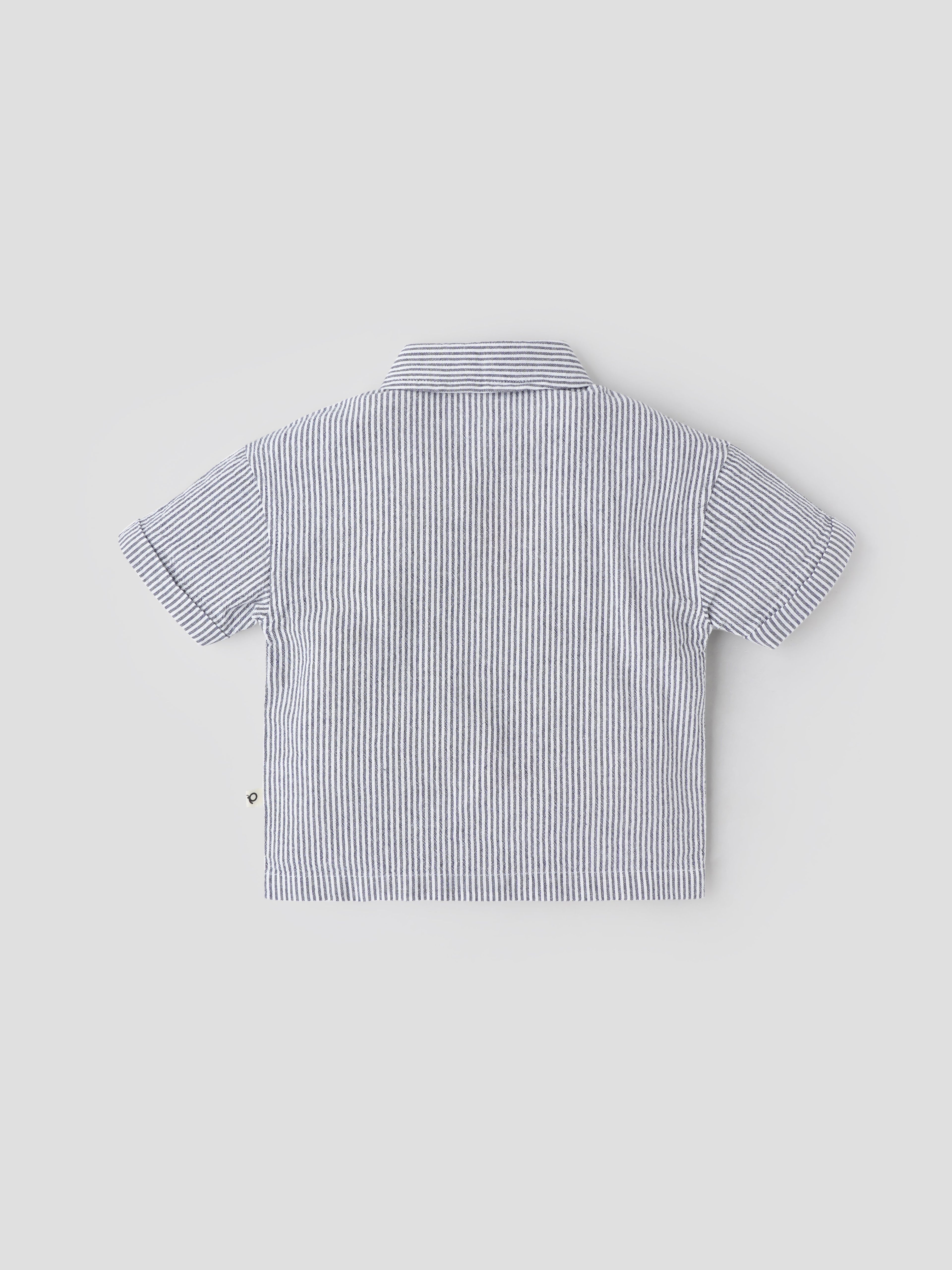 Popees Stylish Stripes Casual Shirt (9 M – 4 Years) for Boys