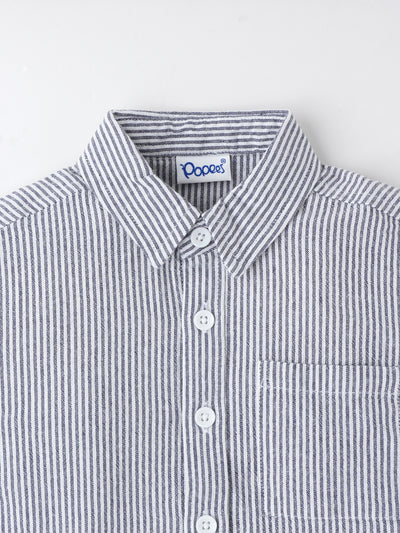 Popees Stylish Stripes Casual Shirt (9 M – 4 Years) for Boys