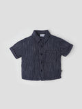 Popees Striped Cotton Shirt Stylish & Breathable Button-Down for Everyday Wear (1-4 Years) for Baby Boys
