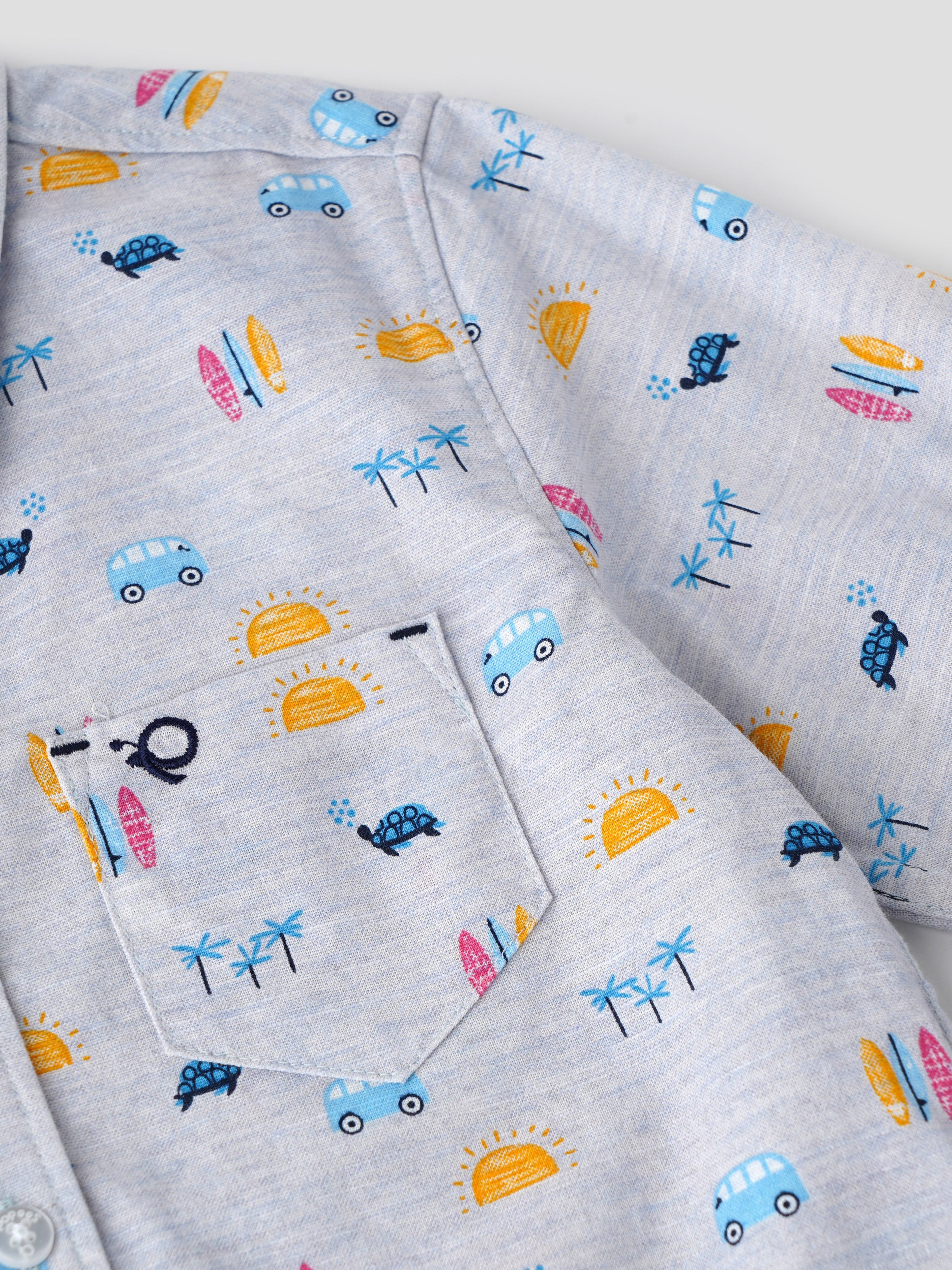 Trendy Printed Shirt for Boys