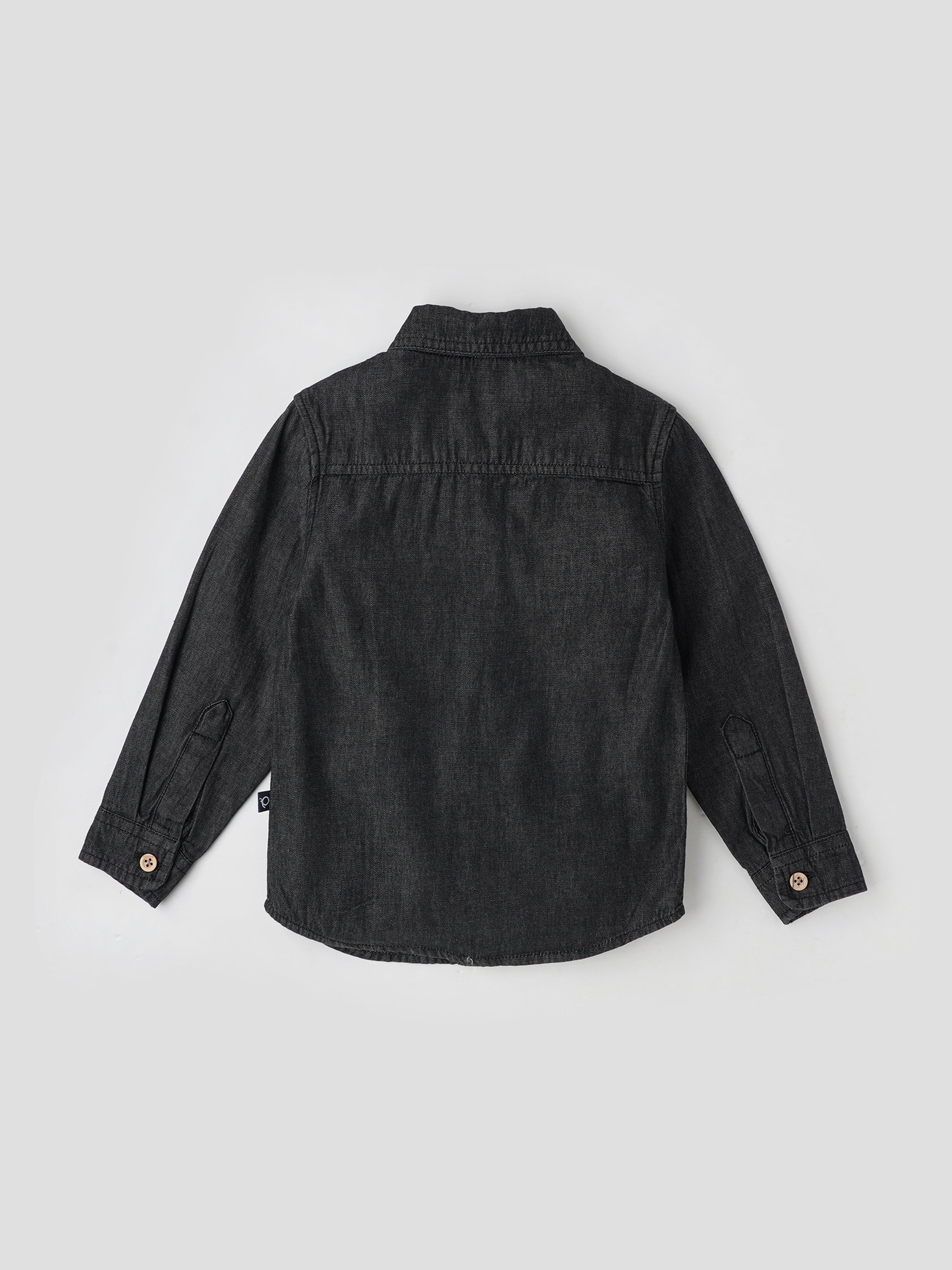 Popees Elegant Denim Casual Shirt Modern Look & Comfortable Fit (1-4 Years) for Baby Boys