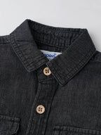 Popees Elegant Denim Casual Shirt Modern Look & Comfortable Fit (1-4 Years) for Baby Boys