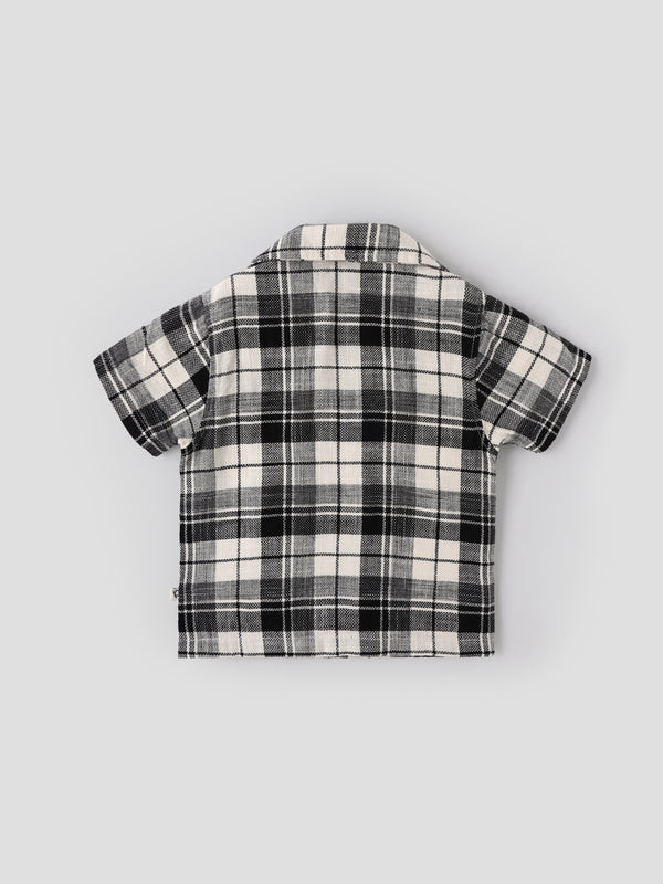 Popees Stylish & Trendy Classic Checked Short Sleeve Shirt(1–4 Years) for Boys
