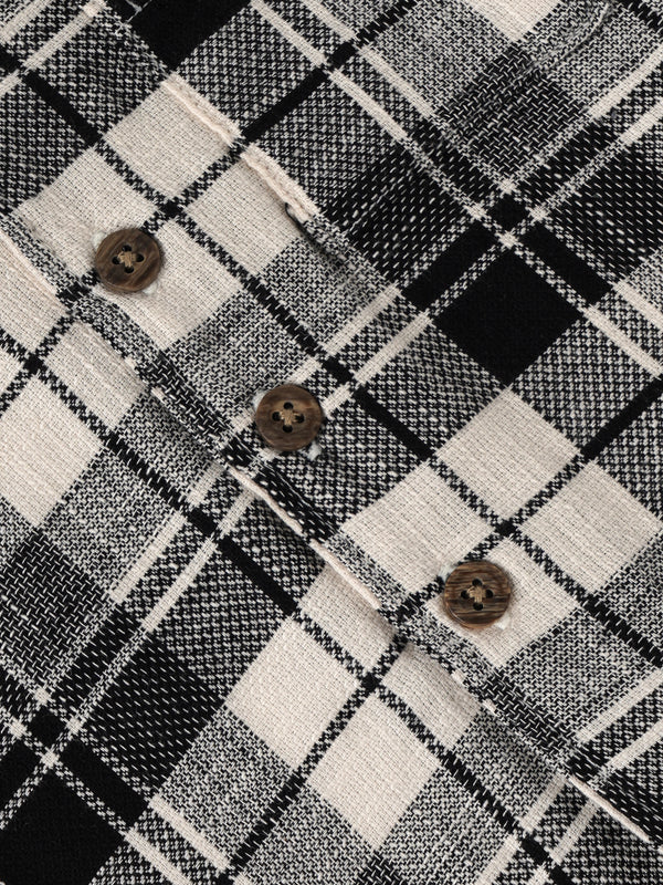 Popees Stylish & Trendy Classic Checked Short Sleeve Shirt(1–4 Years) for Boys