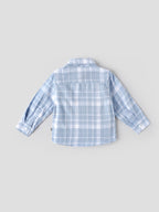Popees Baby Boys Checked Cotton Shirt| Blue| 9 Months To 4 Years