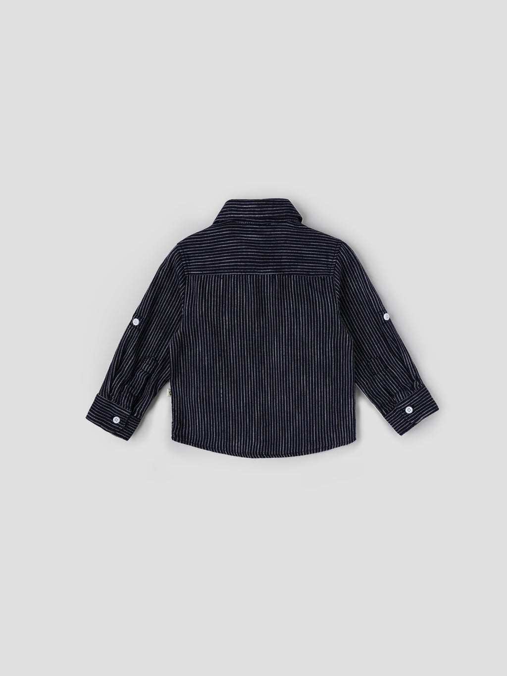 Popees Baby Boys Full Sleeve Shirt| Navy Blue| 9 Months To 4 Years