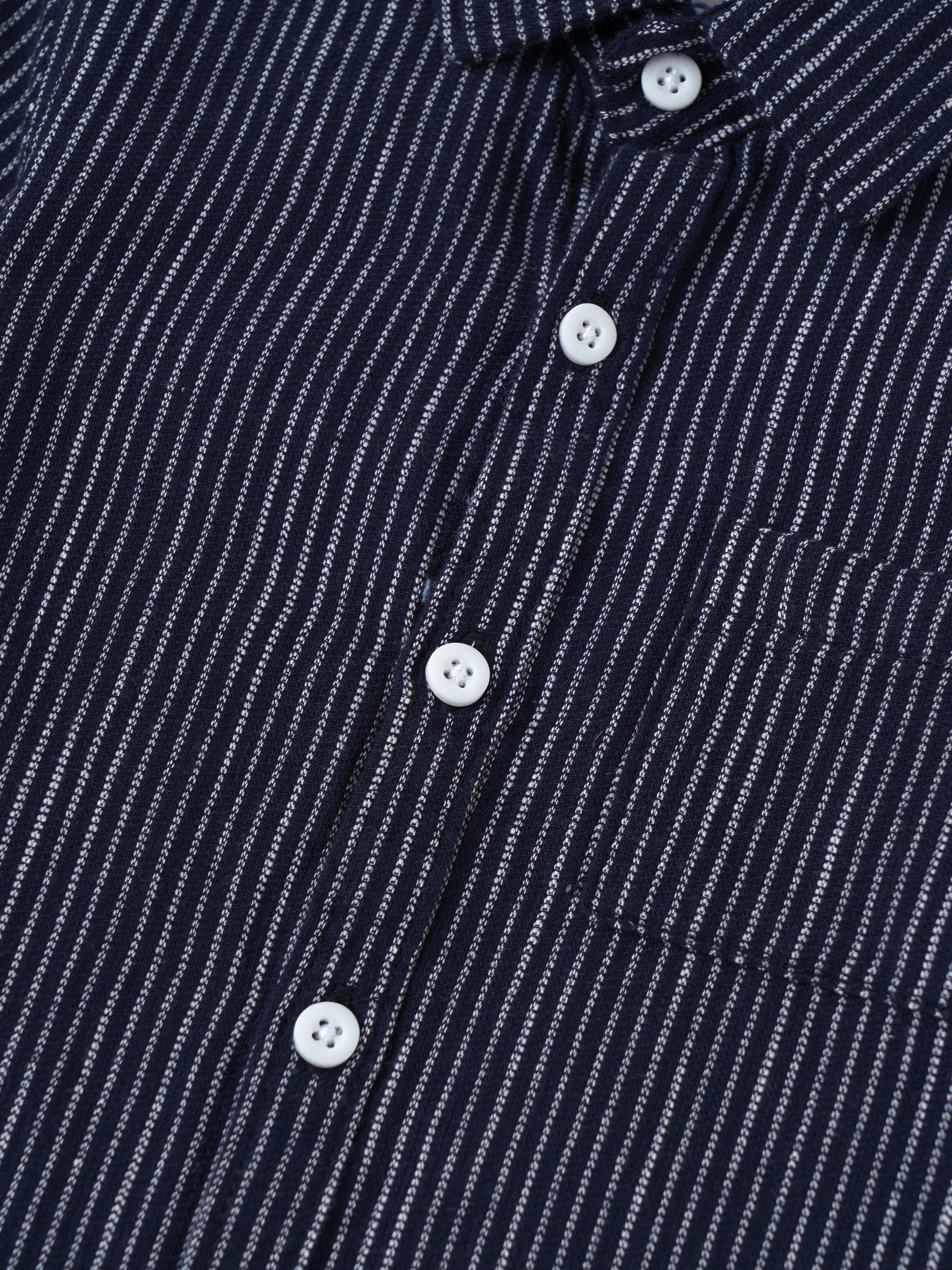 Popees Baby Boys Full Sleeve Shirt| Navy Blue| 9 Months To 4 Years