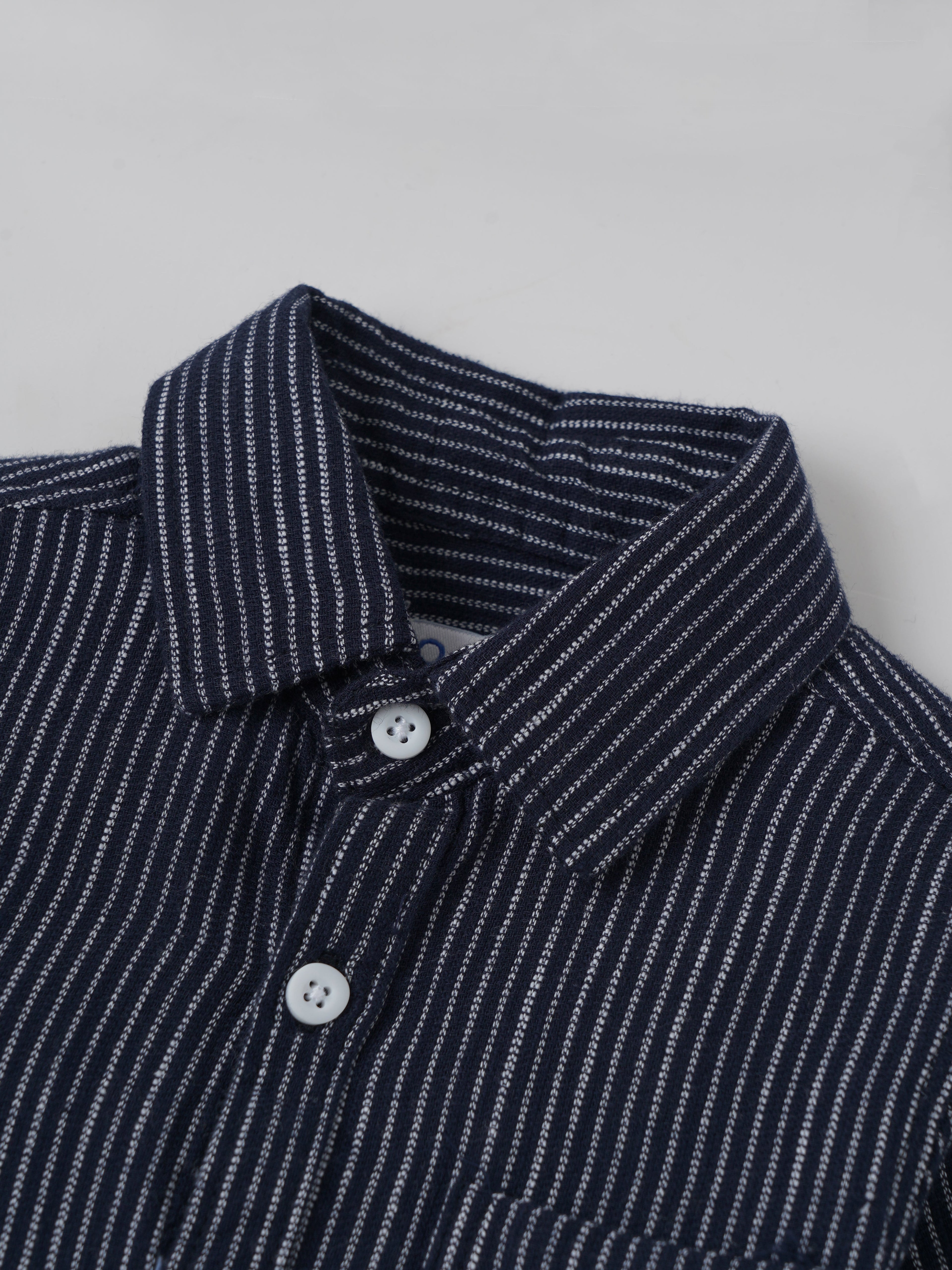 Popees Baby Boys Full Sleeve Shirt| Navy Blue| 9 Months To 4 Years