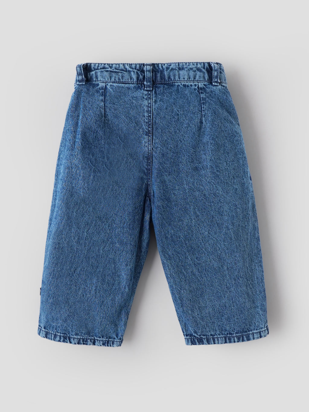Popees Baby Girls Soft Washed Denim Pants | Comfortable Cotton Blend Jeans | 3 Months–4 Years