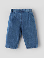 Popees Baby Girls Soft Washed Denim Pants | Comfortable Cotton Blend Jeans | 3 Months–4 Years