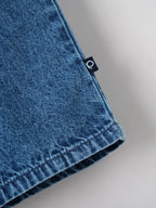 Popees Baby Girls Soft Washed Denim Pants | Comfortable Cotton Blend Jeans | 3 Months–4 Years