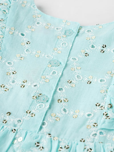 Popees Sleeveless Floral Printed Frock (1-8 Years) for Baby Girls