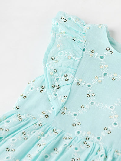 Popees Sleeveless Floral Printed Frock (1-8 Years) for Baby Girls