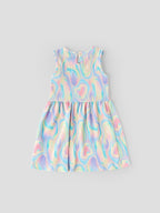 Popees Sleeveless Multicolor Printed Frock (1-6 Years) for Baby Girls