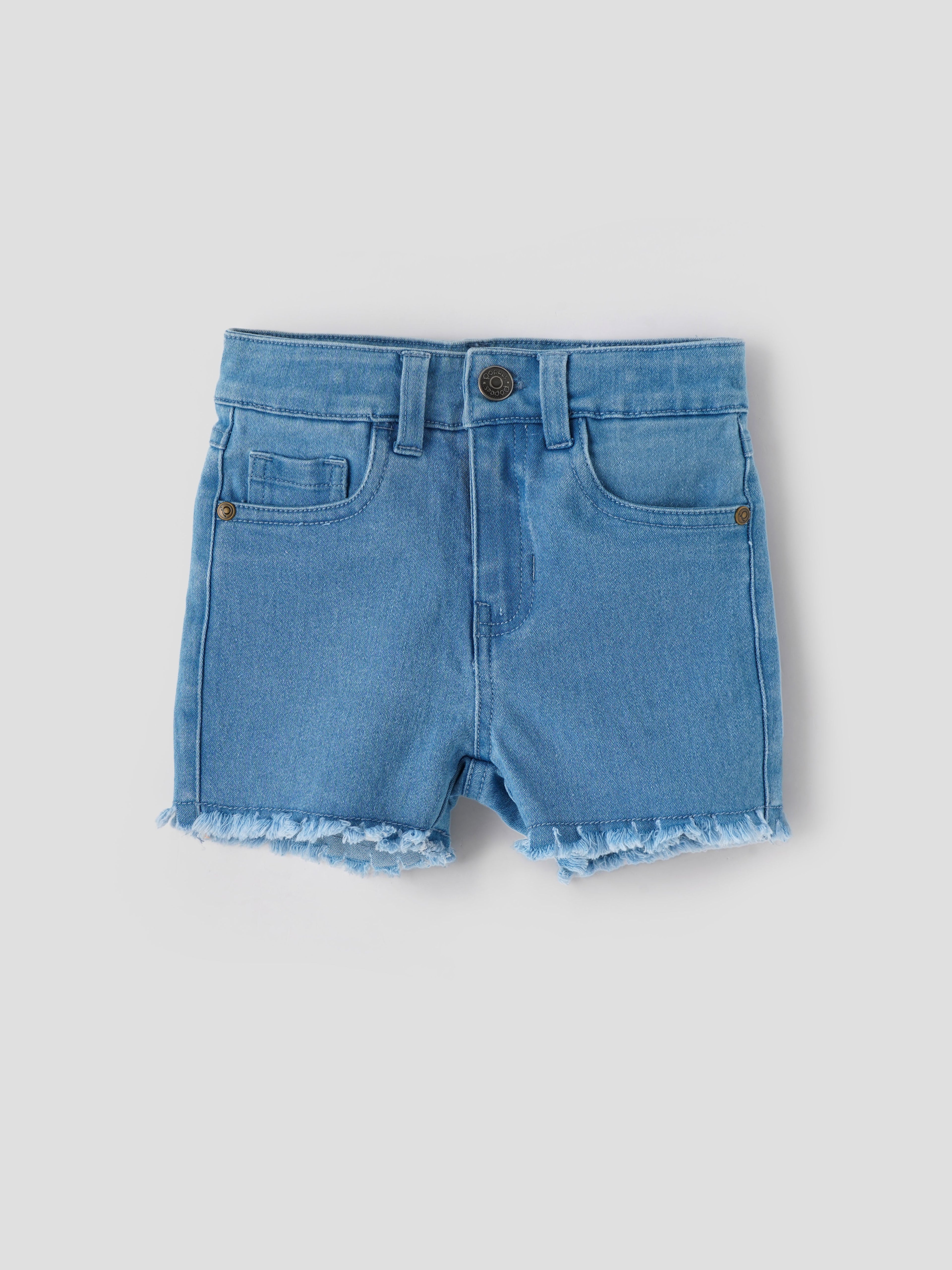 Popees Stylish Front Open Shorts (1-8 Years) for Girls