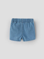 Popees Baby Girls Soft Denim Shorts| Blue| 9 Months To 4 Years
