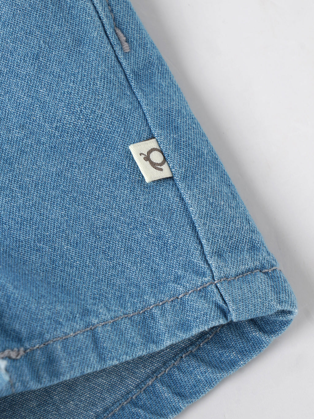 Popees Baby Girls Soft Denim Shorts| Blue| 9 Months To 4 Years