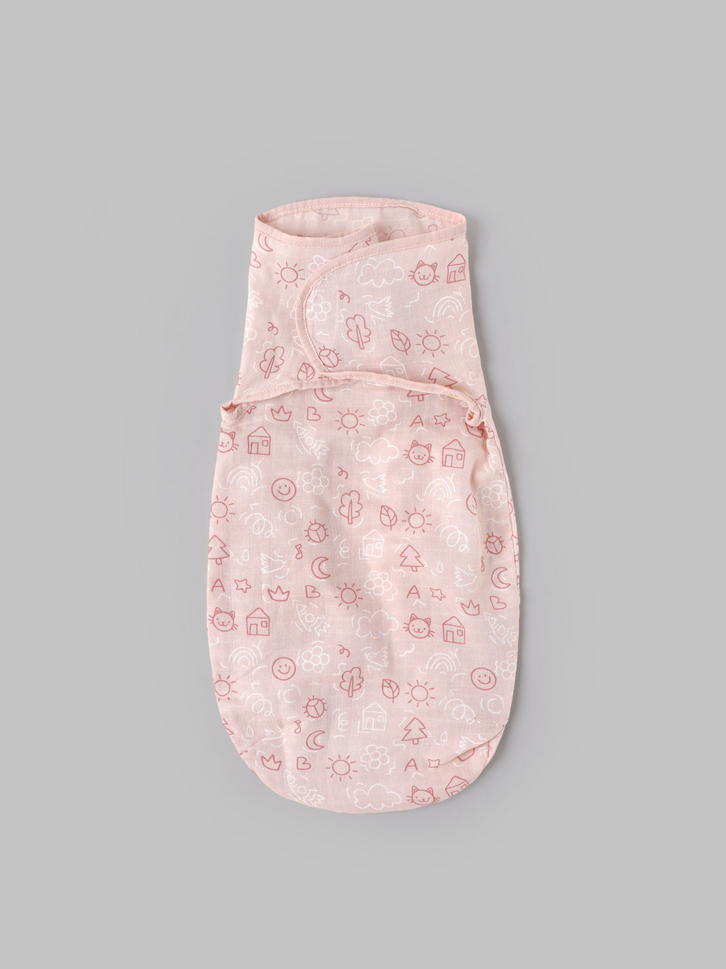 Popees Unisex Baby 5-Piece Cotton Muslin Gift Set with Wrapper |0–1M & 3–6M