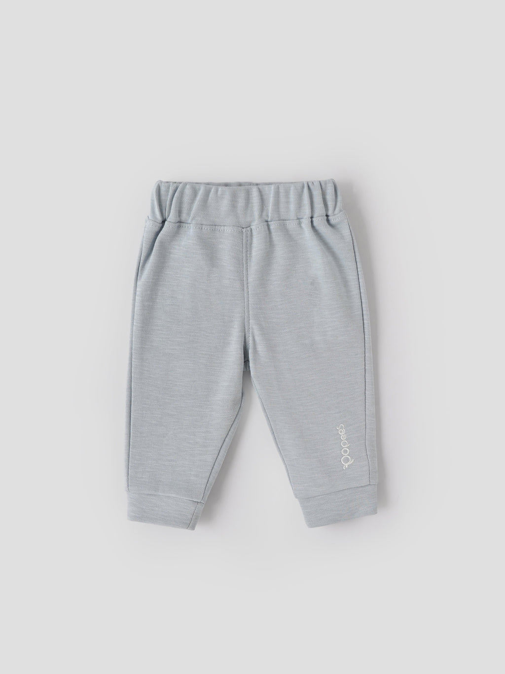 Popees Baby Boys Cotton Knit Pants with Elastic Waist|Soft Solid Joggers| 3–24 Months