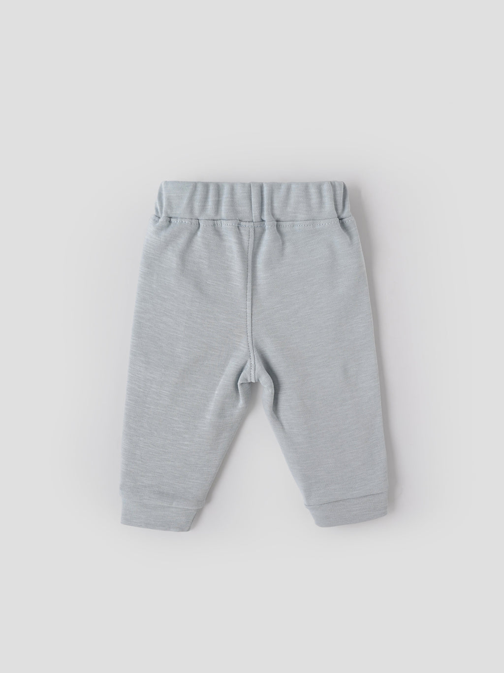 Popees Baby Boys Cotton Knit Pants with Elastic Waist|Soft Solid Joggers| 3–24 Months