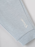 Popees Baby Boys Cotton Knit Pants with Elastic Waist|Soft Solid Joggers| 3–24 Months