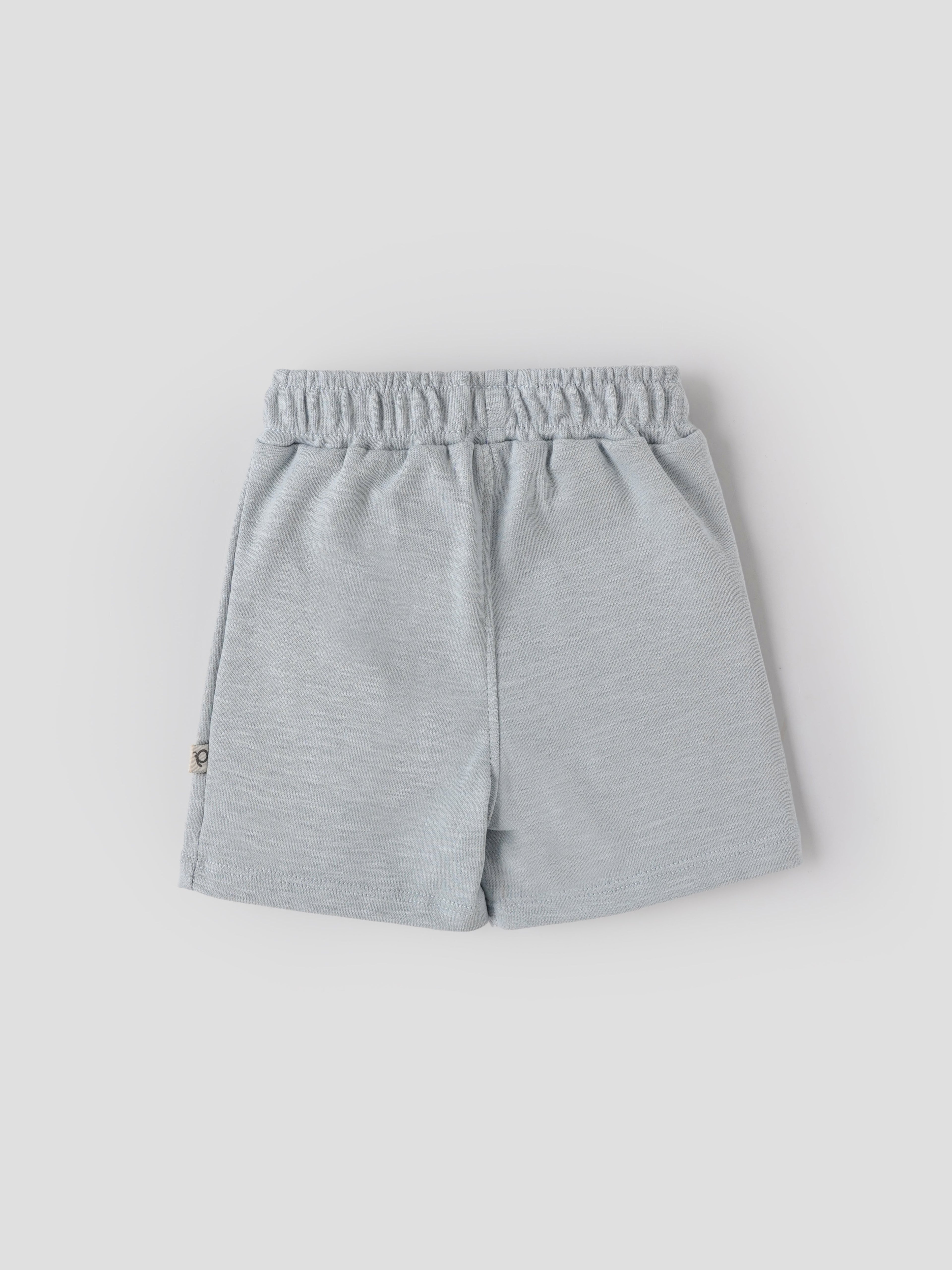 Popees Baby Boys Cotton Shorts with Elastic Waist| Soft & Breathable Summer Wear |3–24 Months