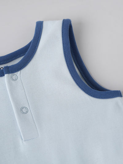 Popees Sleeveless Romper (3-24 Months) for Baby Boys