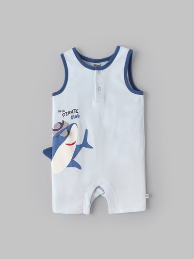 Popees Sleeveless Romper (3-24 Months) for Baby Boys