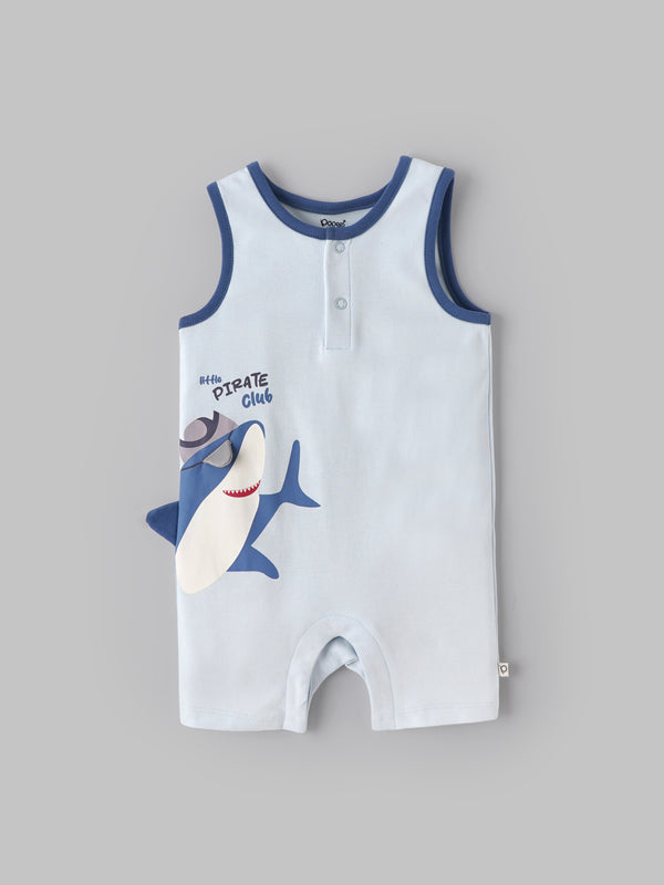 Popees Sleeveless Romper (3-24 Months) for Baby Boys