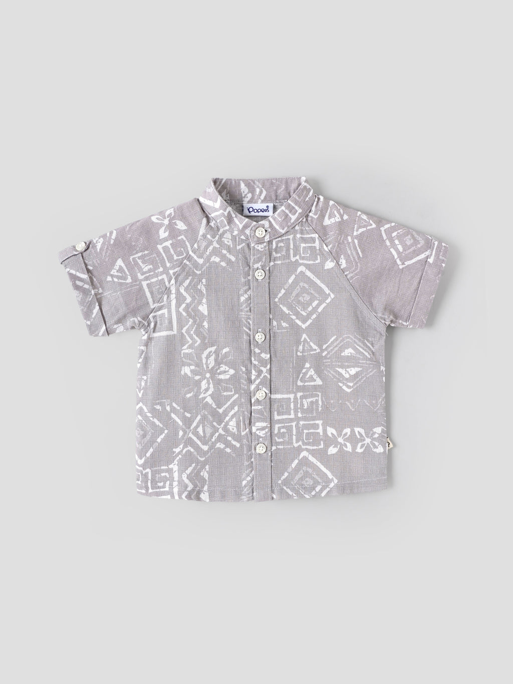 Popees Baby Boys Printed Cotton Shirt with Collar & Buttons| 3-36 Months