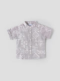 Popees Baby Boys Printed Cotton Shirt with Collar & Buttons| 3-36 Months