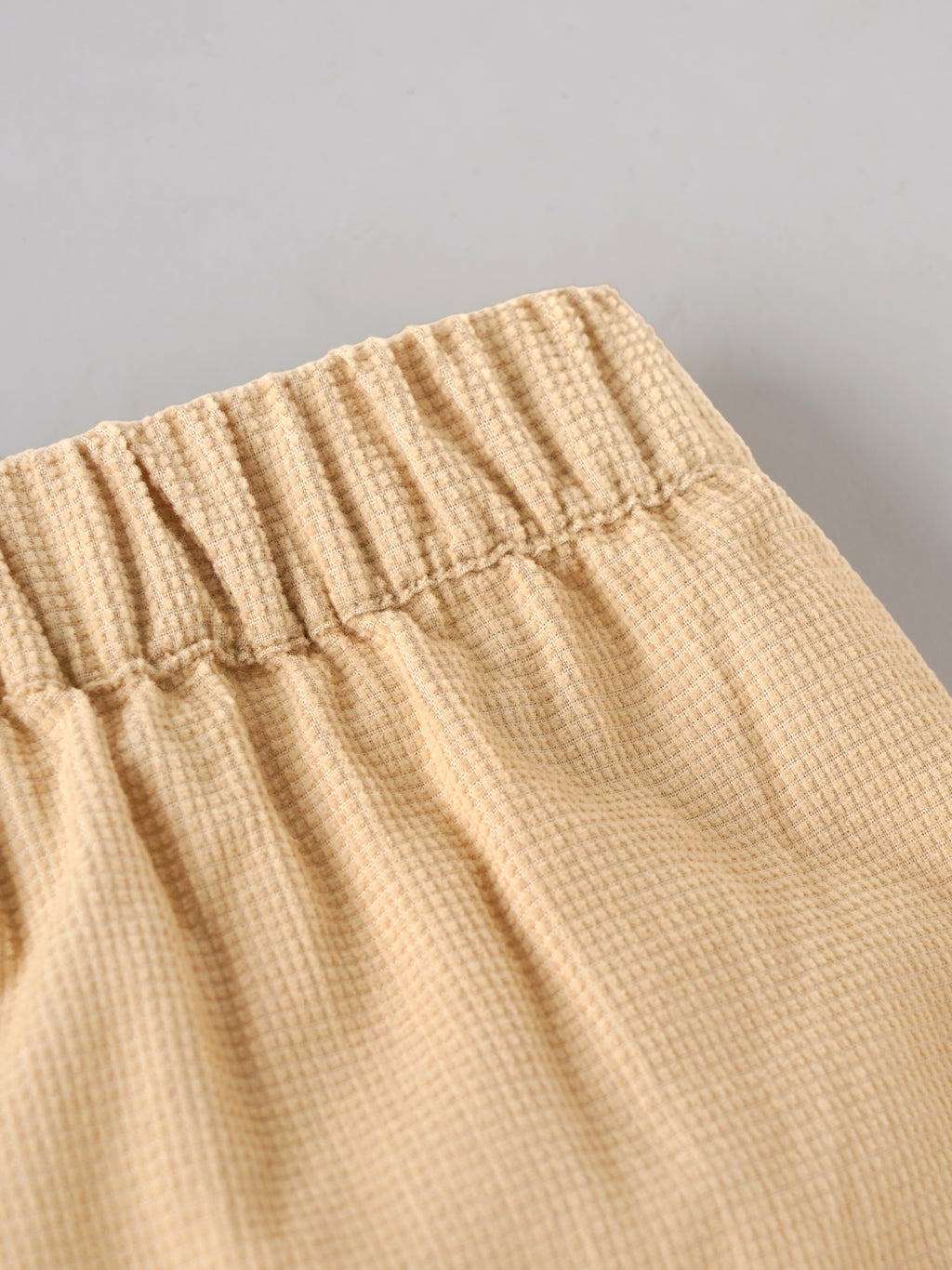 Popees Baby Boys Soft & Comfortable Casual Shorts with Elasticated Waist | Stylish Everyday Shorts for Boys | Beige(3-24 Months)