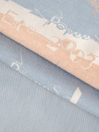 Popees Baby Boys Printed Cotton T-Shirt & Shorts Set | Blue & Peach Summer Co-Ord Outfit with Pocket | 3-24 Months