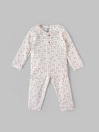 Popees Baby Boy Top & Bottom Set |Snow White Full Sleeve Top & Elastic Waist Pants |Soft Printed Sleepwear |3-24 Months Babies
