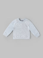 Popees Baby Boys Grey Full Sleeve T-Shirt & Dark Grey Jogger Pants Set with Shoulder Snap Closure| 3–24 Months