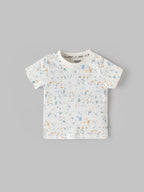 Popees Baby Boys Cotton T-Shirt and Pant Set | Printed Half Sleeve Tee with Jogger Pants |  3-24 Months