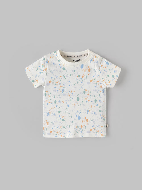 Popees Baby Boys Cotton T-Shirt and Pant Set | Printed Half Sleeve Tee with Jogger Pants |  3-24 Months