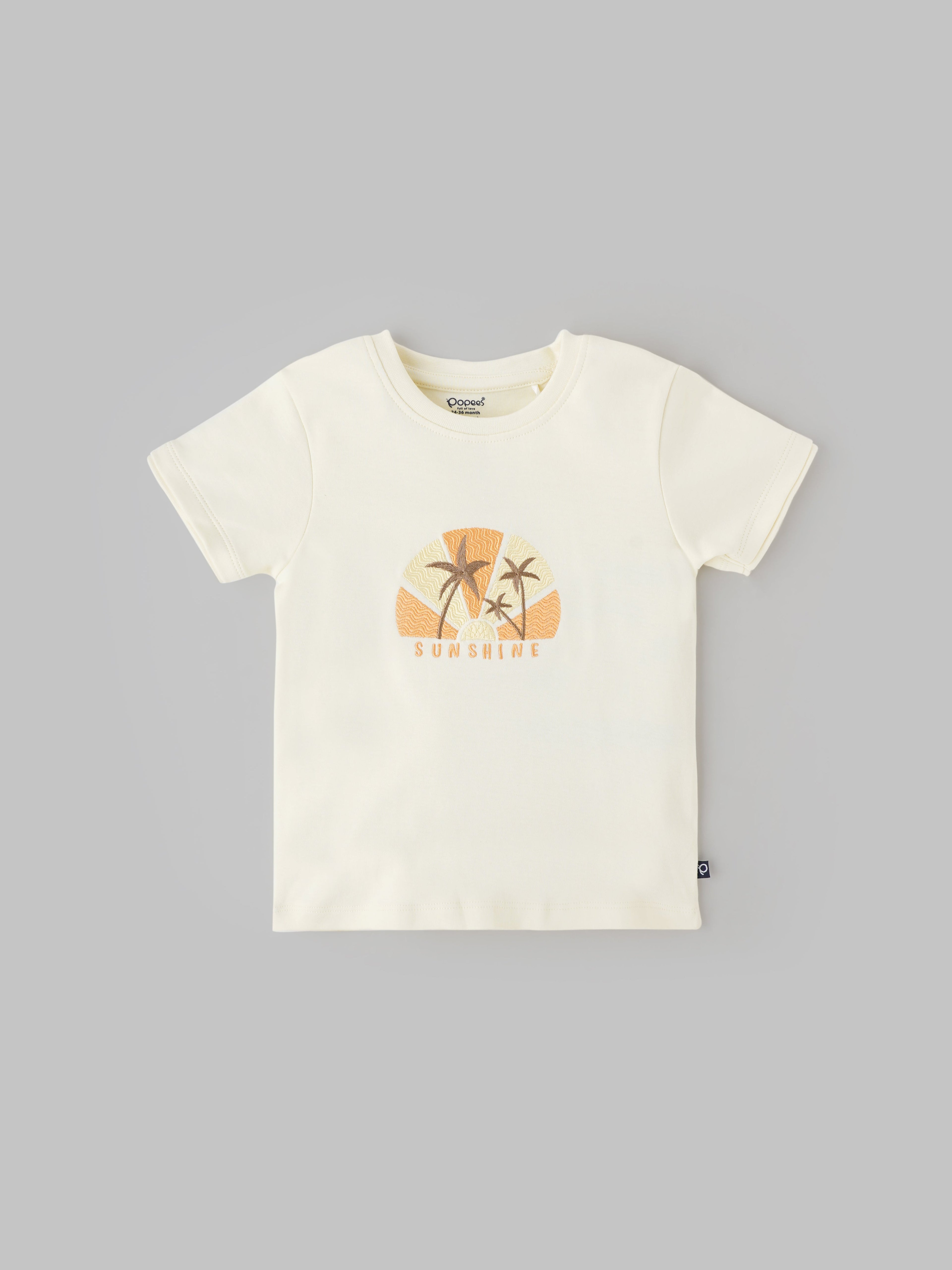 Popees Skin-friendly & Comfy Printed T-shirt (3-36 Months) for Baby Boys