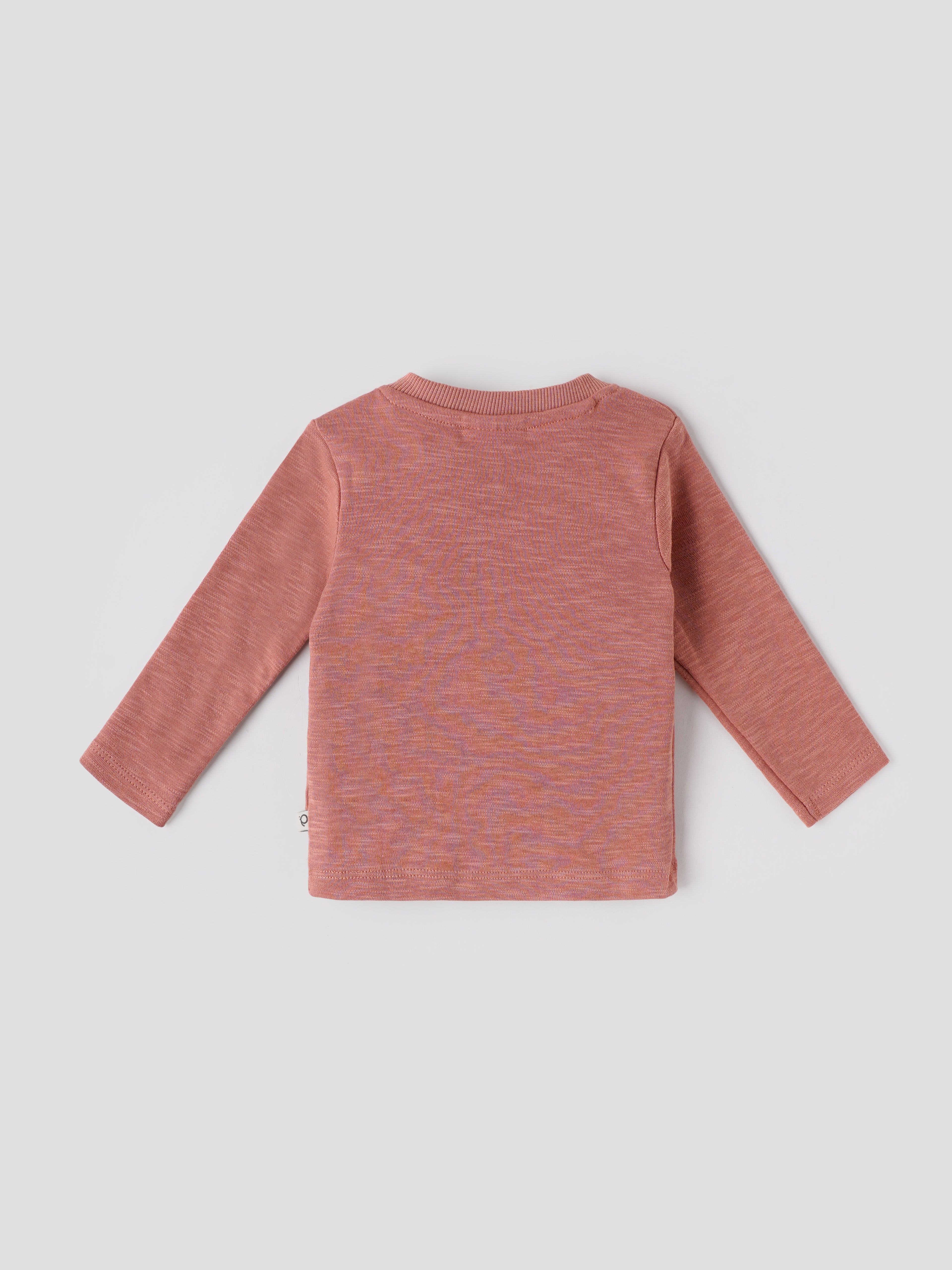 Popees Baby Boys Full Sleeve T-Shirt | Cameo Brown | 3-24 Months