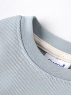 Popees Baby Boys Cotton Full Sleeve T-Shirt | Pearl Blue Game Over Print | 3-24 Months