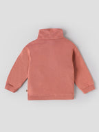 Popees Baby Boys Cotton Sweatshirt | Doodle Print High Neck Half-Zip Pullover | 3-24 Months