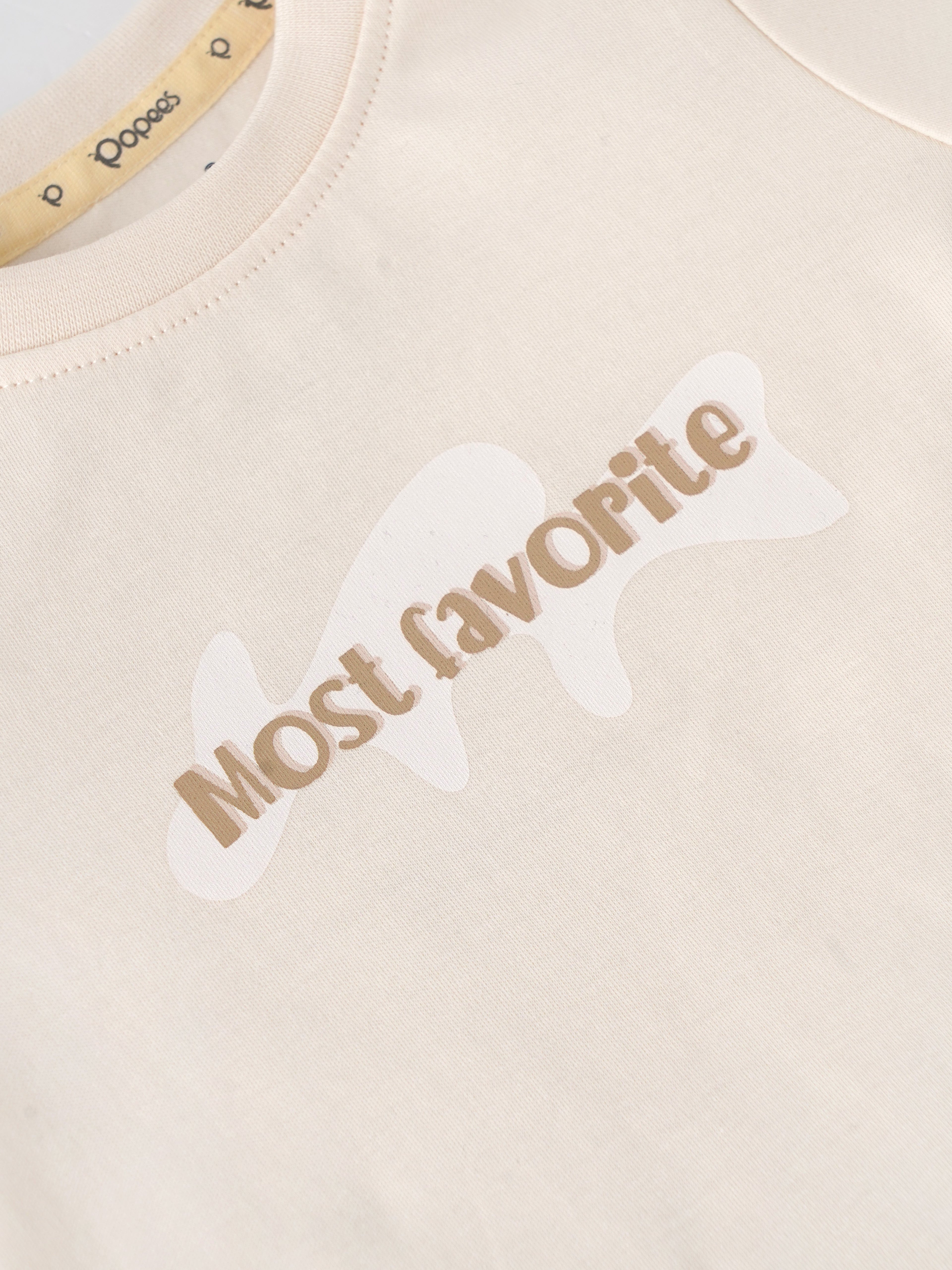 Popees Baby Boys Printed Cotton T-Shirt with Snap Closure (3 Months to 24 Months)