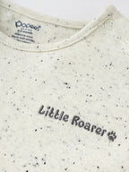 Popees Everyday Wear Baby T-Shirt – Stylish Speckle Print Half Sleeve Tee with Side Buttons(3-24Months)for Baby Boys