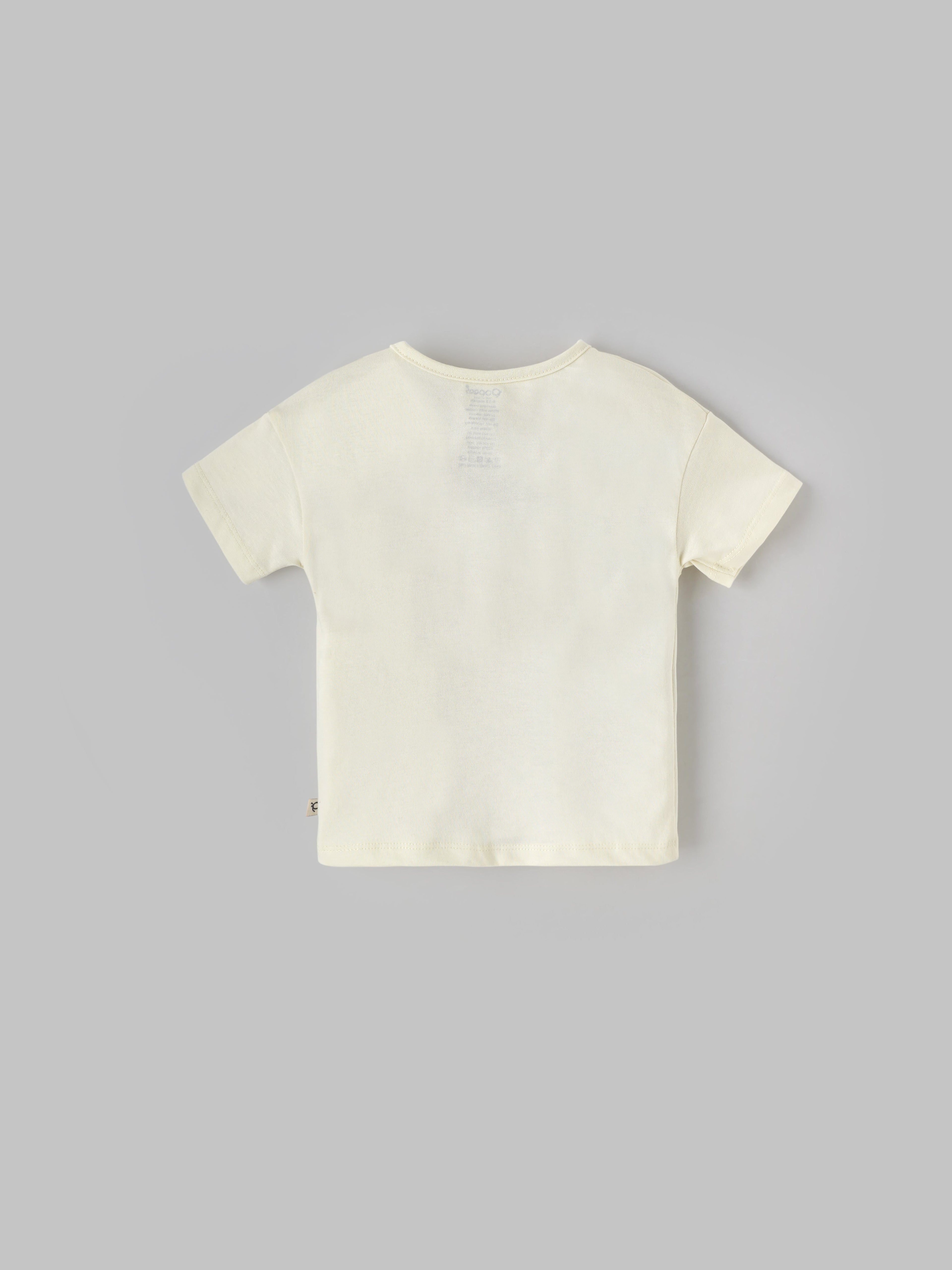 Popees Soft & Stylish Cotton Chest Printed T-Shirt(3–18 Months)for Baby Boys