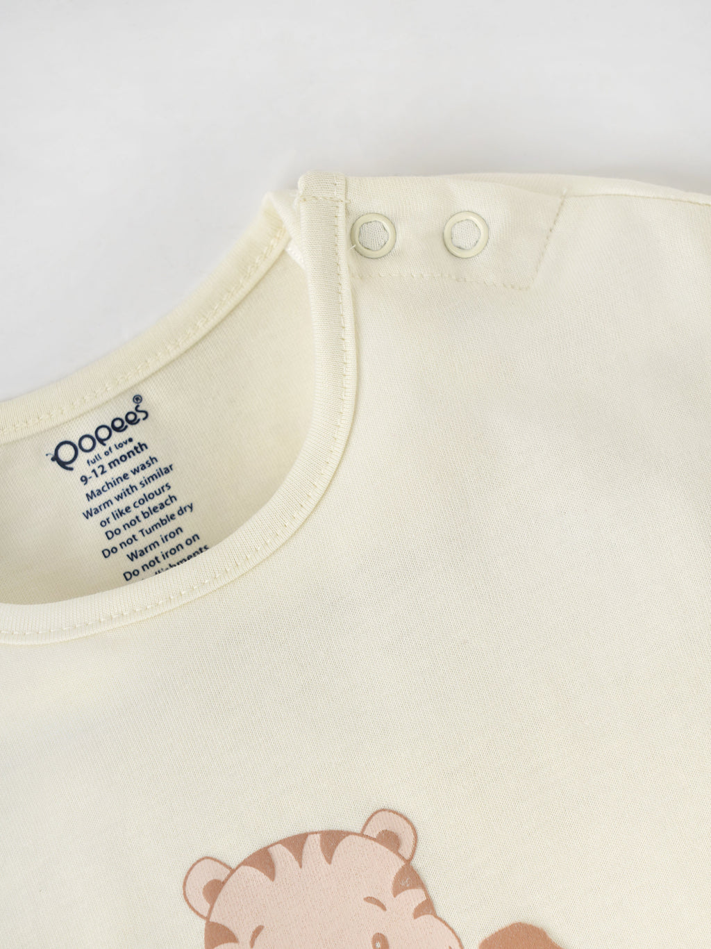 Popees Soft & Stylish Cotton Chest Printed T-Shirt(3–18 Months)for Baby Boys