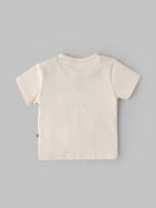 Popees Baby Boy Cotton Graphic T-Shirt “Let’s Go” Soft Breathable Tee (3M–36M)