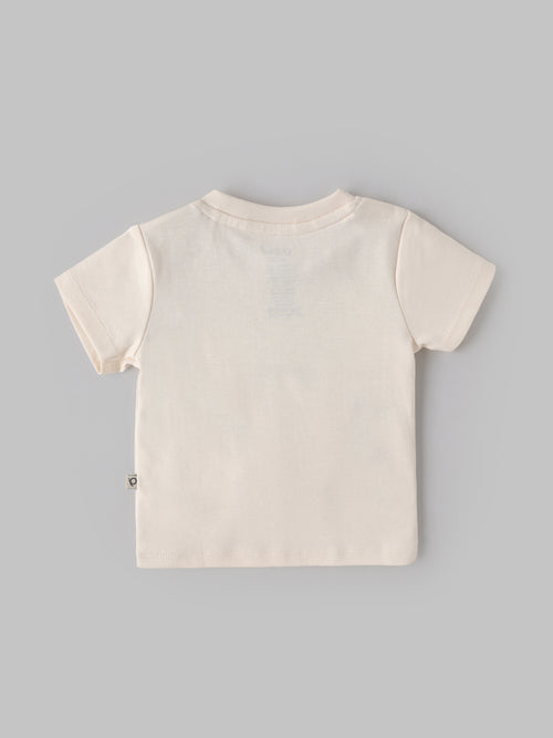 Popees Baby Boy Cotton Graphic T-Shirt “Let’s Go” Soft Breathable Tee (3M–36M)