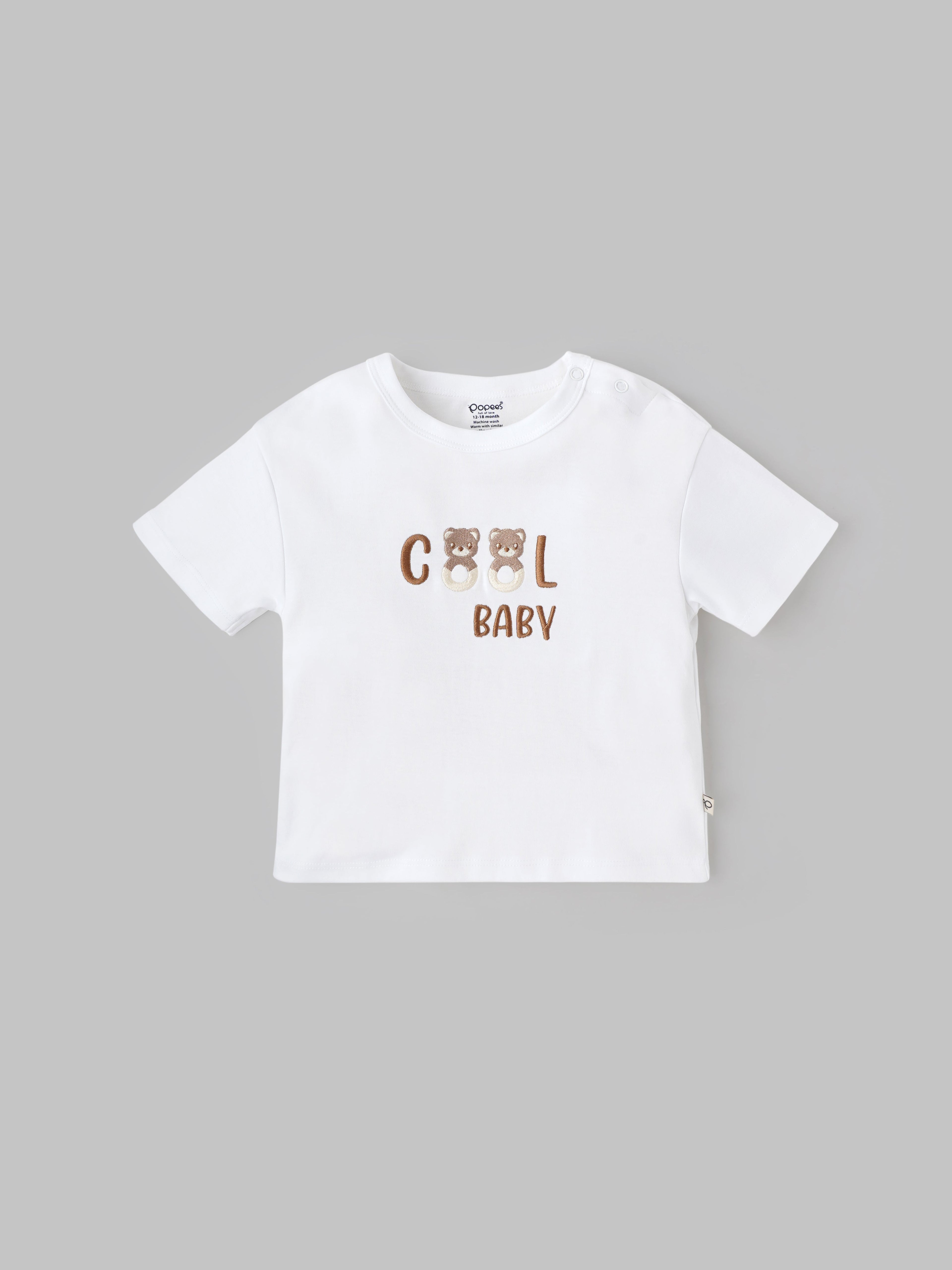 Popees Comfortable & Stylish Shoulder Open Printed Tshirt (3-24 Months) for Baby Boys