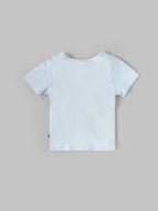 Popees Comfortable & Stylish Chest Printed Boys T-Shirt (3-24 Months) Made of Organic Bamboo Cotton Fabric